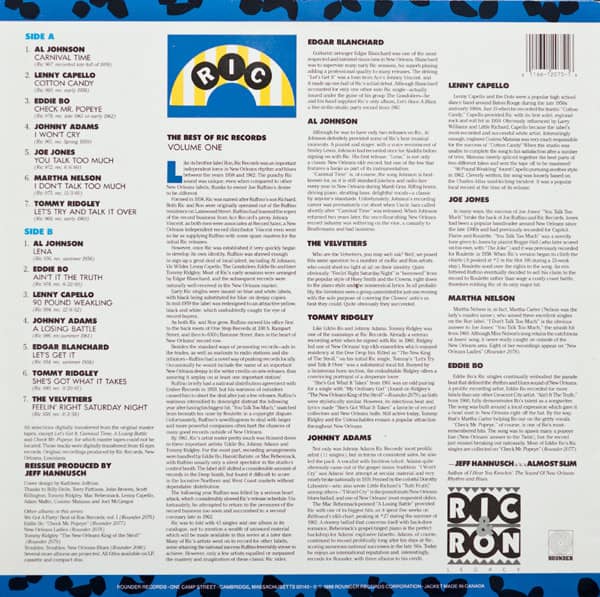 Carnival Time - Best Of Ric Records Vol.1 (LP, Cut-Out)