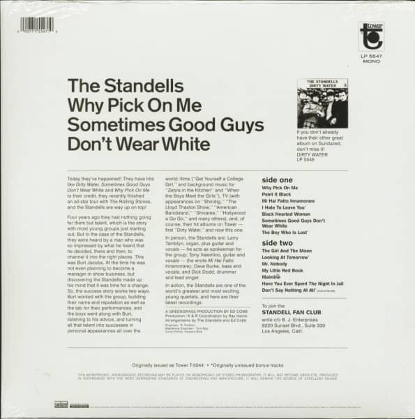 Why Pick On Me - Sometimes Good Guys Don't Wear White (LP)