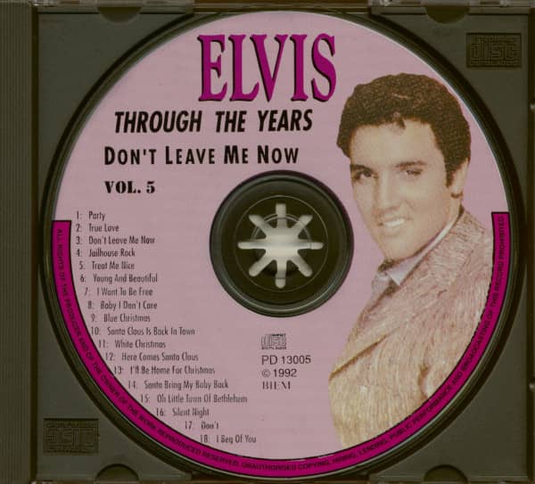 Through The Years Vol.5 - Don't Leave Me Now (CD)
