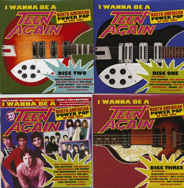 I Wanna Be A Teen Again - American Power Pop 1980 - 1989 (3-CD Box)