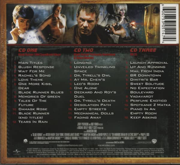 Filmmusik - Blade Runner Trilogy (3-CD)