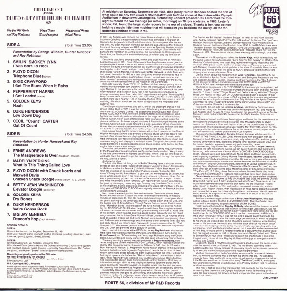 Blues & Rhythm Midnight (LP)