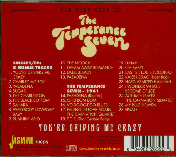 The Very Best Of - You're Driving Me Crazy (CD)