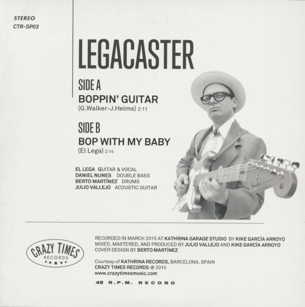 Boppin' Guitar - Bop With My Baby (7inch, 45rpm)