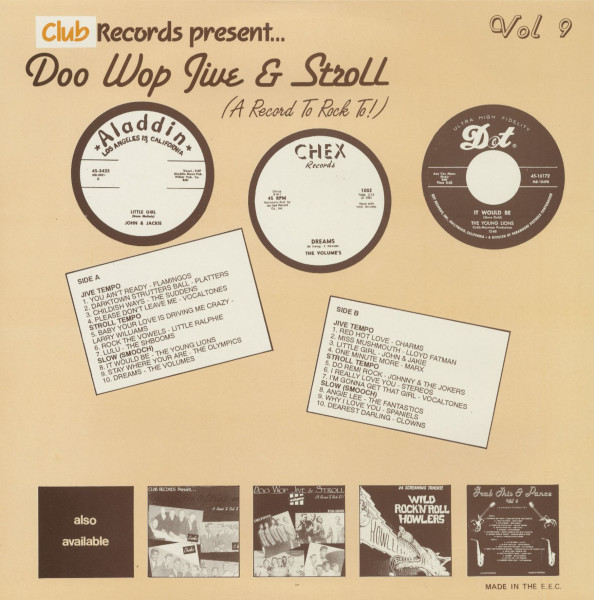 Doo Wop Jive & Stroll Vol.9 (LP)