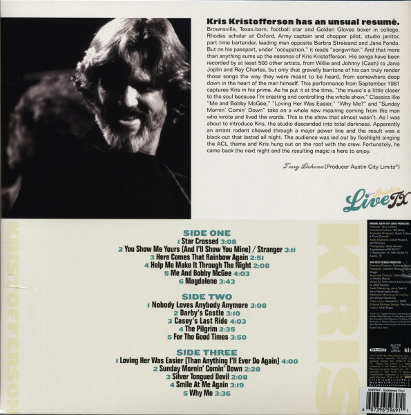 Live From Austin, TX (2-LP, colored Vinyl, Ltd.)