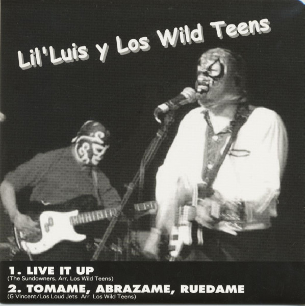 Live It UP - Tomamae, Abrazame, Ruedame - Rockin' At The Space City, Rockin' Red Wing (7inch EP PS)