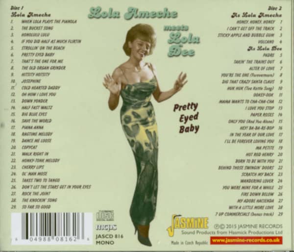 Lola Ameche meets Lola Dee - Pretty Eyed Baby (2-CD)