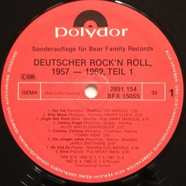 Rock'n'Roll Party mt Ted Herold und anderen - Teil 1 (LP)