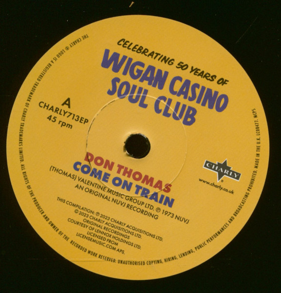 Wigan Casino Soul Club Classics 1973-2023 (7inch, EP 45rpm, sc)