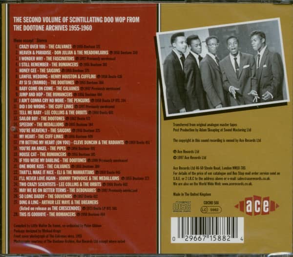 Dootone Doo Wop Vol.2 (CD)
