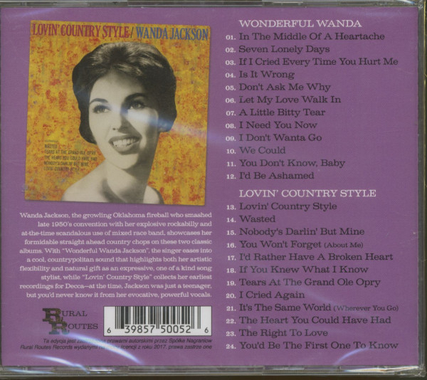 Wonderful Wanda - Lovin' Country Style (CD)
