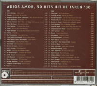 Preview: Adios Amor - 50 Hits Uit De Jaren 80 (2-CD) Preview: Adios Amor - 50 Hits Uit De Jaren 80 (2-CD)