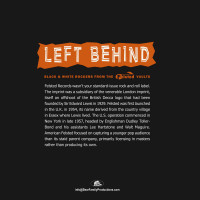 Preview: Left Behind - Black & White 'Felsted' Rockers (LP & CD, 10inch, 45rpm) Preview: Left Behind - Black & White 'Felsted' Rockers (LP & CD, 10inch, 45rpm)