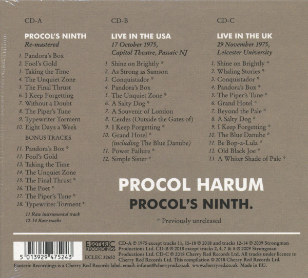 Procol's Ninth (3-CD)