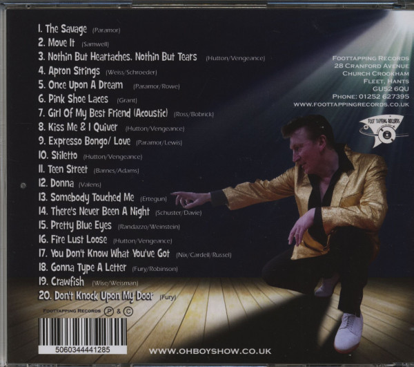 Pete Vengeance - The All New Oh Boy Show (CD)