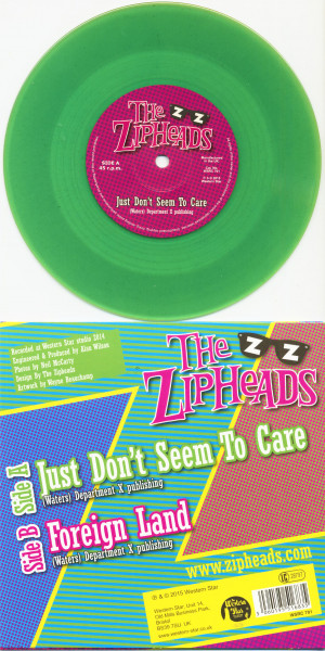 Just Don't Seem To Care (7inch, 45rpm, PS, SC, Green Vinyl, Ltd.)