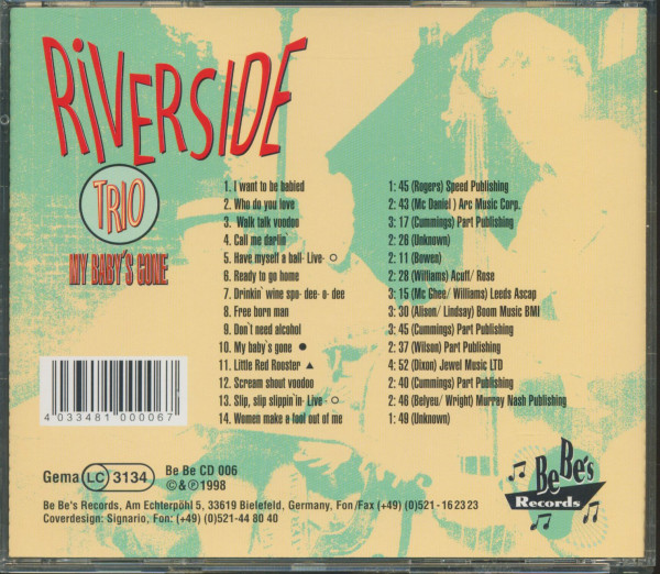 My Baby's Gone (CD)