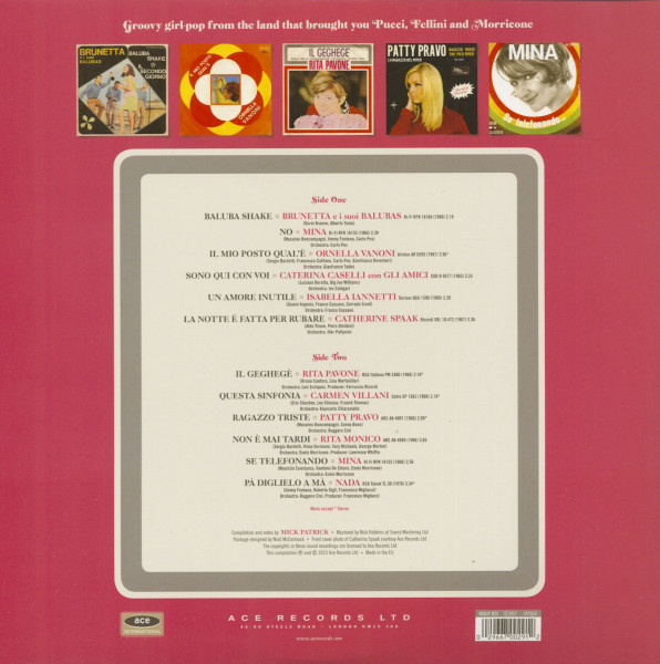 Ciao Bella - Italian Girl Singer From the 60s (LP)