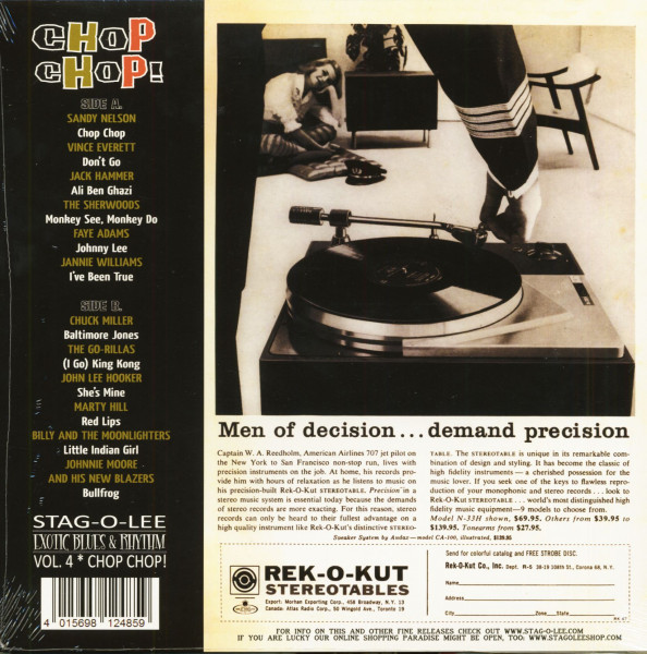 Chop Chop! (LP, 10inch, Clear Vinyl, Ltd.)