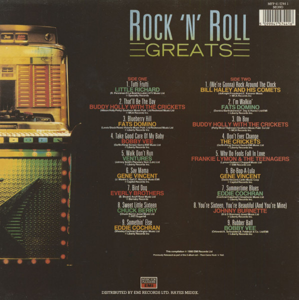 Rock & Roll Greats, Vol.1 (LP)