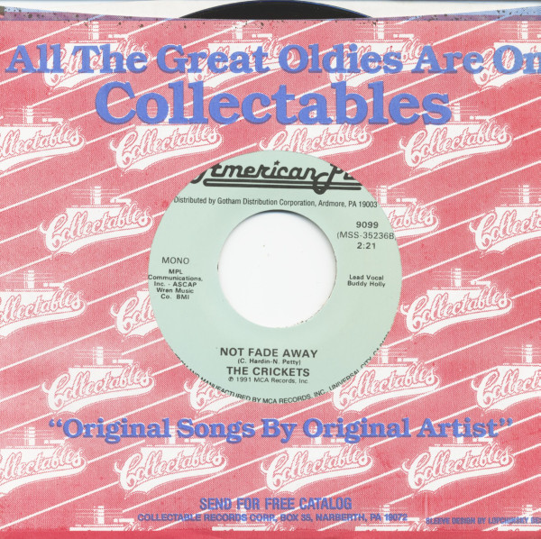 Oh, Boy! - Not Fade Away (7inch, 45rpm)