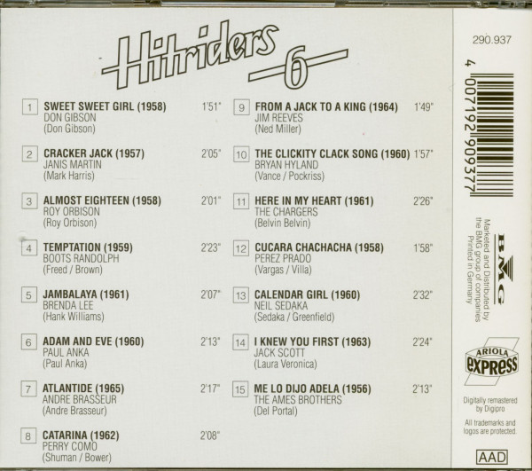 Hitriders Vol.6 (CD)