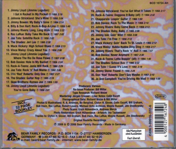 Vol.24 - Rockabilly From The Vaults Of Roulette Records (CD)