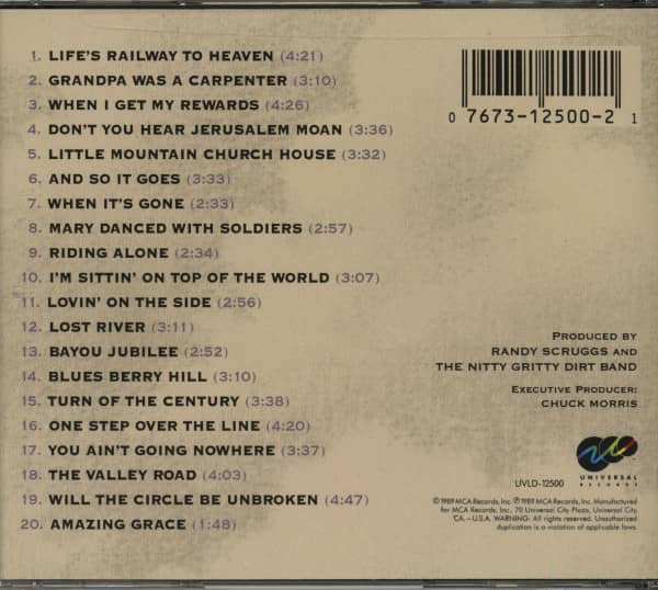 Will The Circle Be Unbroken, Vol.2 (CD)