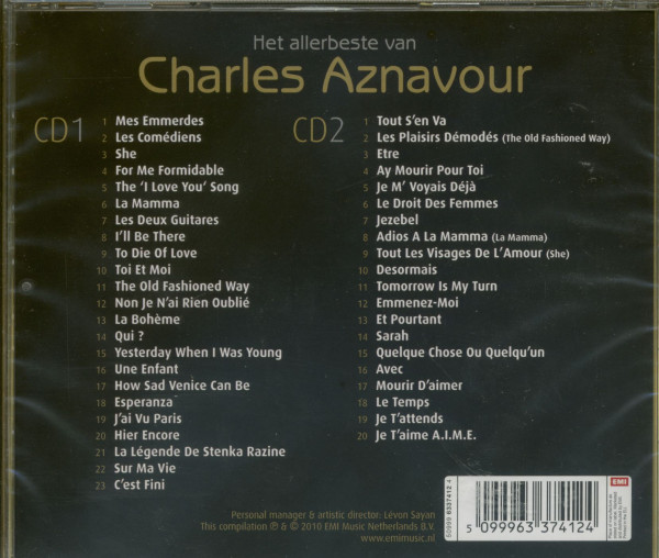Het Allerbeste Van Charles Aznavour (2-CD)
