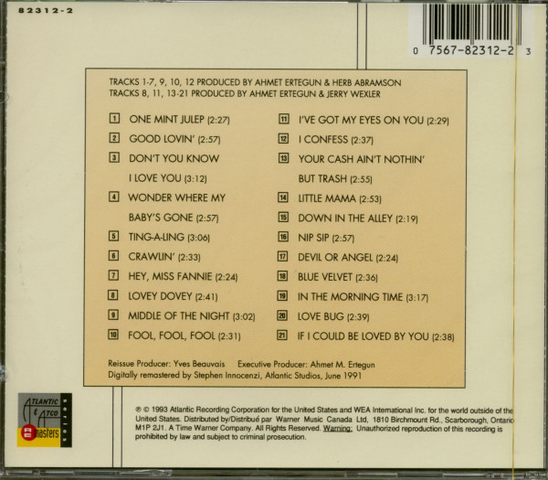 Down The Alley - The Best Of The Clovers (CD)