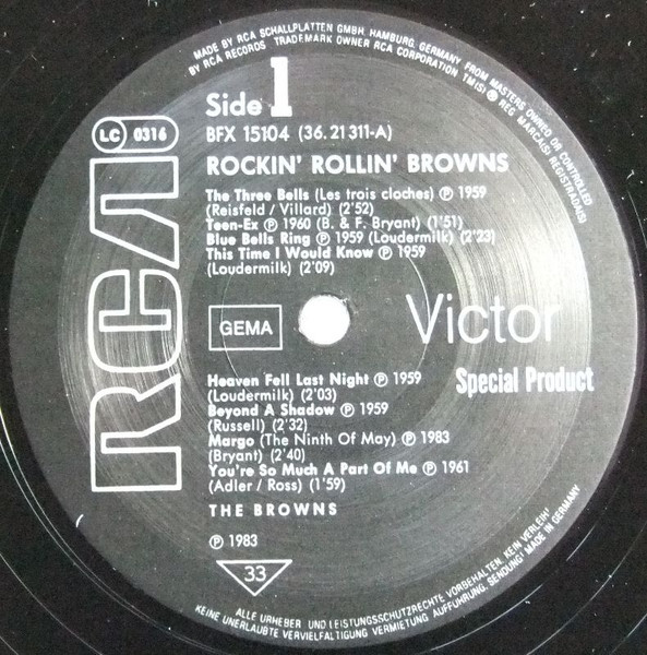 Rockin' Rollin' Browns (LP)