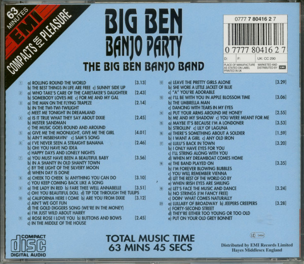 Big Ben Banjo Party (CD)