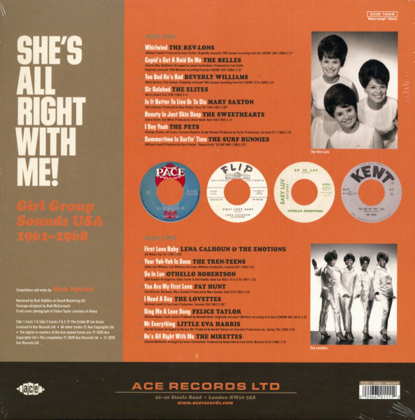 She's All Right With Me! - Girl Group Sounds USA - 1961-1968 (LP)