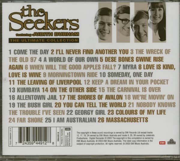 The Seekers Featuring Judith Durham - The Ultimate Collection (CD)