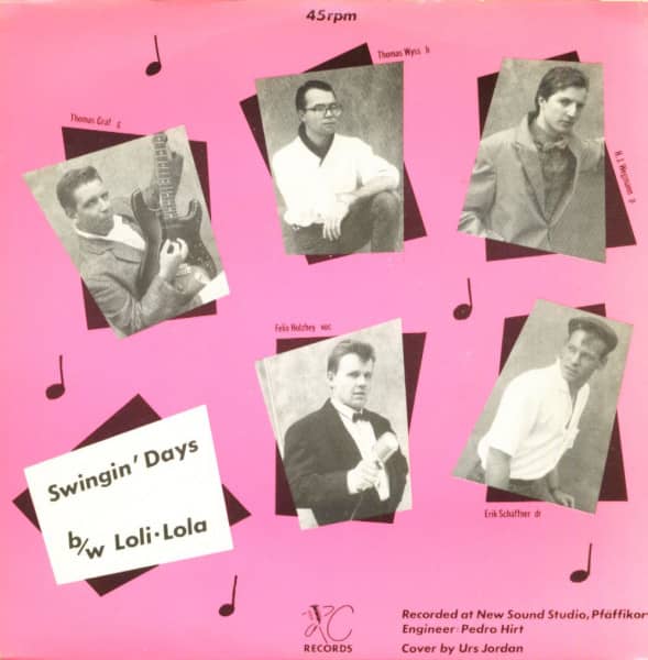Swingin' Days - Loli-Lola (7inch Single, 45rpm, PS, BC)