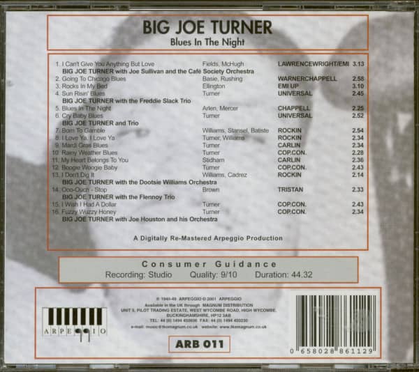 Blues In The Night (CD)