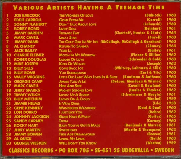 Teenage Time Vol.1 (CD)