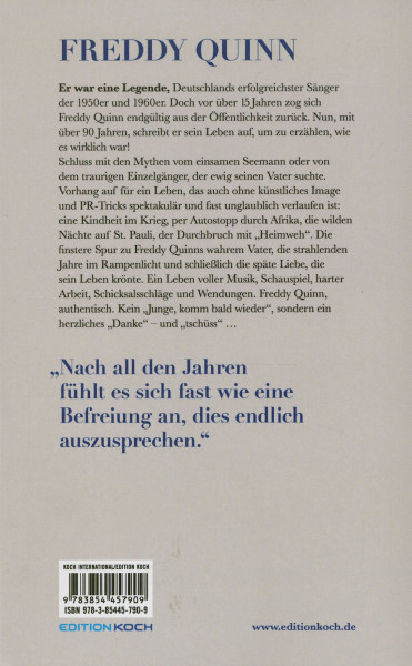 Freddy Quinn - Die Autobiografie