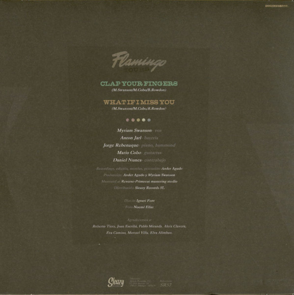 Clap Your Fingers - What If I Miss You (7inch, 45rpm, PS, BC)