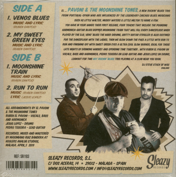 Moonshine Train (7inch, EP, 33rpm, PS)