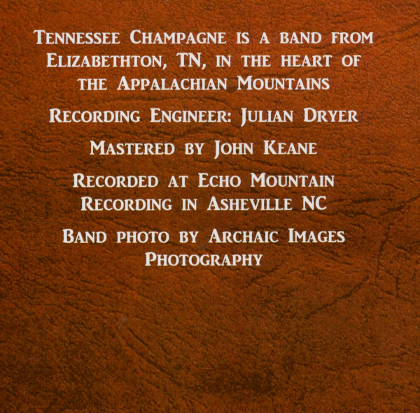 Tennessee Champagne (CD)