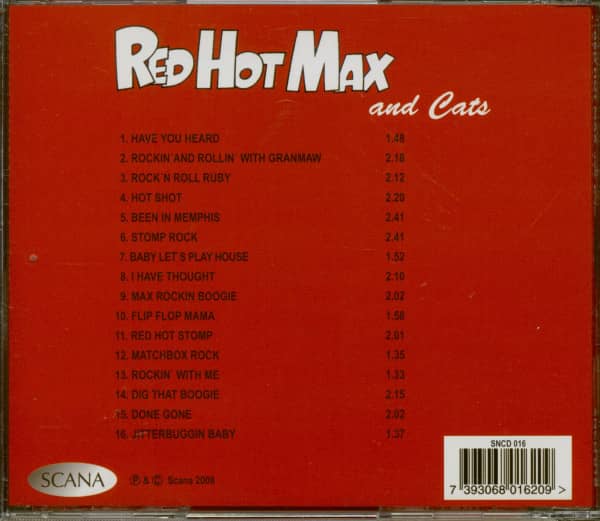 Red Hot Max And Cats (CD)