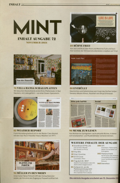 Mint Magazin #72, 11/24