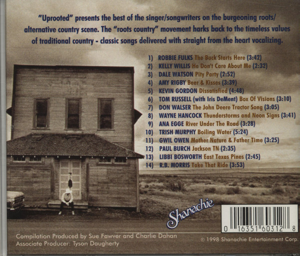 Uprooted - The Best of Roots Country Singer-Songwriters (CD)