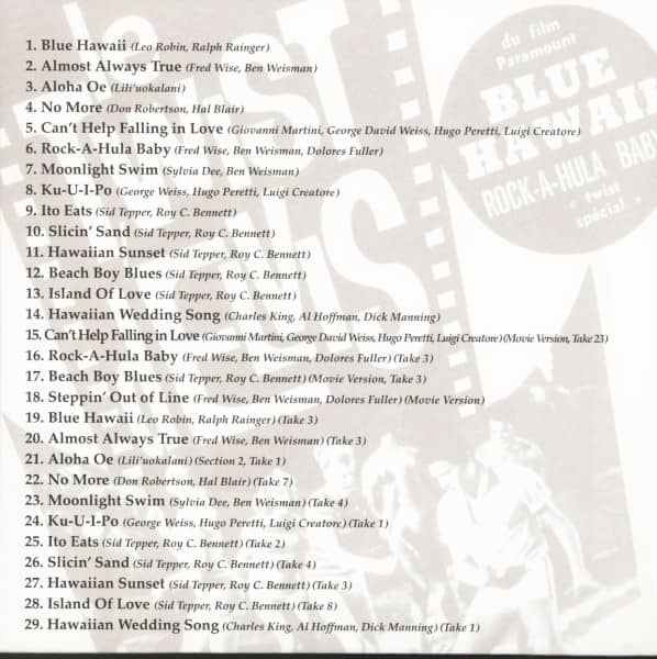 Blue Hawaii (CD)