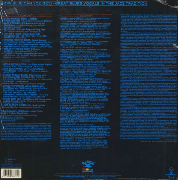 How Blue Can You Get? Great Blues Vocals In The Jazz Tradition (LP)