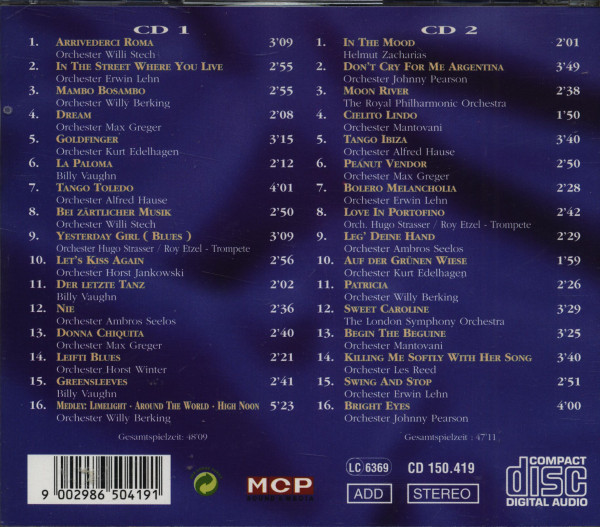 Grosse Orchester Spielen Die Schönsten Evergreens (2-CD)