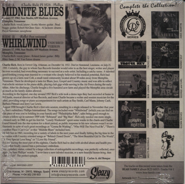 Midnite Blues - Whirlwind (7inch, 45rpm, PS)