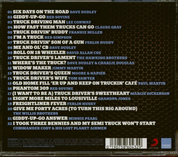 Open Road - 22 Truck Driving Classics (CD)